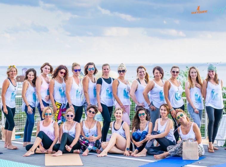 Joga na plaży